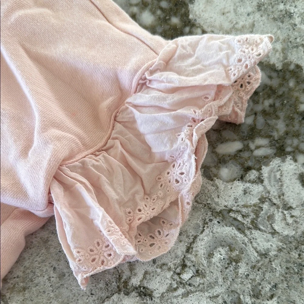 Pink Ruffled Baby Outfit - Picture 2 of 3